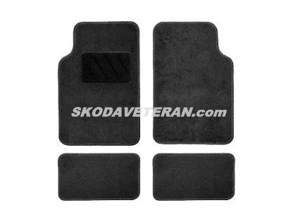 Rohože textilné čierne univerzálne TEX-2