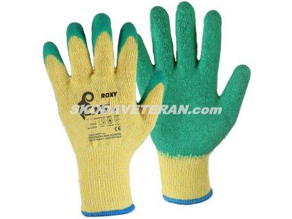 Rukavice ROXY, s blistrem, máčené v latexu, vel. 10