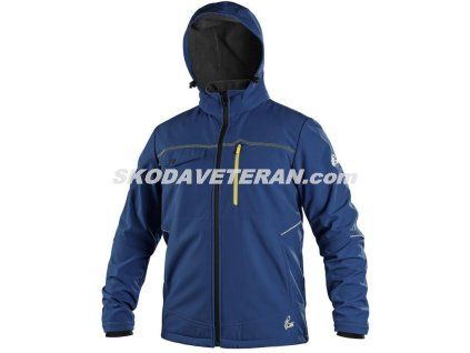 Bunda CXS STRETCH, pánská, softshell, tmavě modrá (Velikost S)