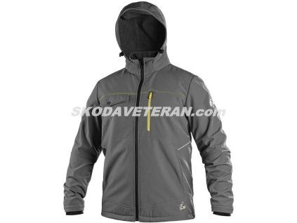 Bunda CXS STRETCH, pánská, softshell, šedá (Velikost S)