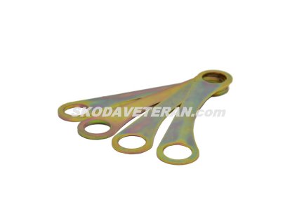 Vymezovací podložky k držáku 4 pístového brzdiče (Název Sada podložek držáku brzdiče)