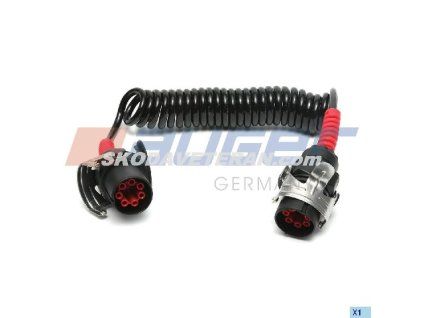 Kábel špirála Q44x3m čierny AUGER