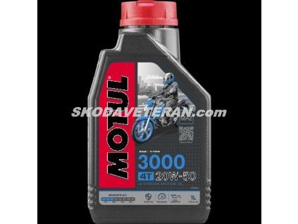 Olej MOTUL 4T 20W-50 3000 1l