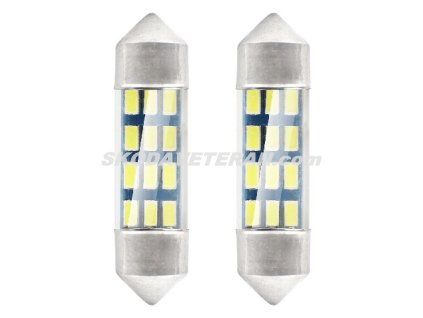 Žiarovka LED AMIO 12SMD C5W 36mm