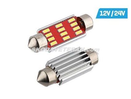 Žiarovka LED VISION 12SMD12V/24V SV8.5 41mm