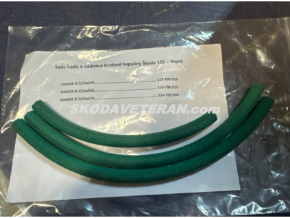 Hadice brzdové kapaliny S100/110L/110R  sada 3ks