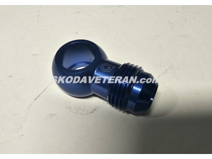 Banjo koncovka lehká slitina - D10- 18,5/d=21mm - modrá  QSP
