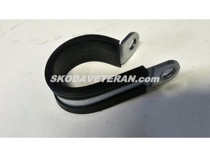 Příchytka ocelová 28mm , pro hadice-kabeláž