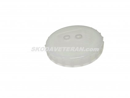 Víčko nádobky ostřikovače Š105-120-130 na závit - plast bílá