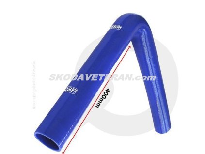 QSP Kolínko dlouhé -  silikonová hadice 90° D22mm modré
