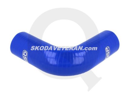 QSP Kolínko krátké -  silikonová hadice 90° D32mm modré