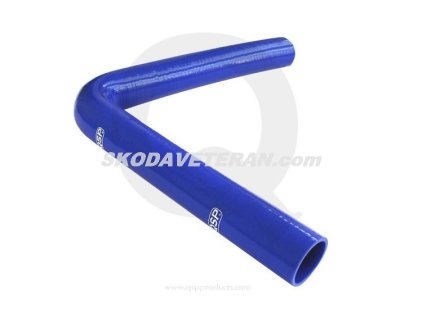 QSP Kolínko dlouhé -  silikonová hadice 90° D30mm modré