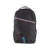 Batoh CXS LEONIS, černý s modro/červenými doplňky