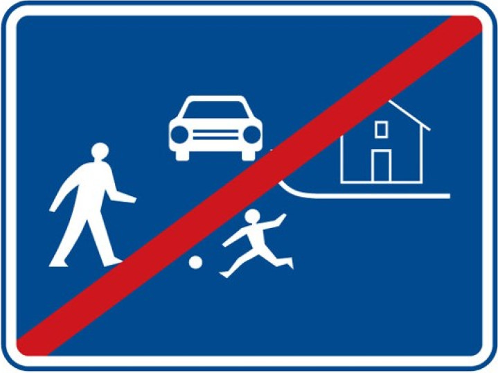 IZ 5b Кінець житлової зони