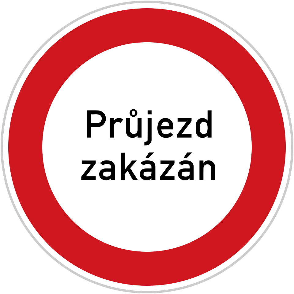 Průjezd_Zakázán_CZ.svg