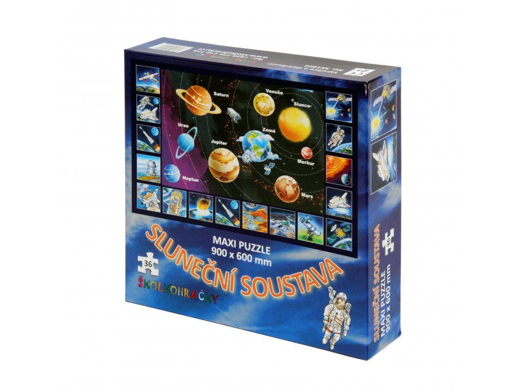 Sluneční soustava - maxi puzzle 900 x 600 mm