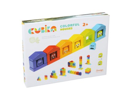 10404 cubika 14866 barevne domecky drevena stavebnice 30 dilu