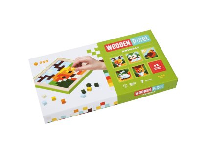 10413 cubika 14897 pixel iii zvirata drevena mozaika 250 kosticek a 7 predloh