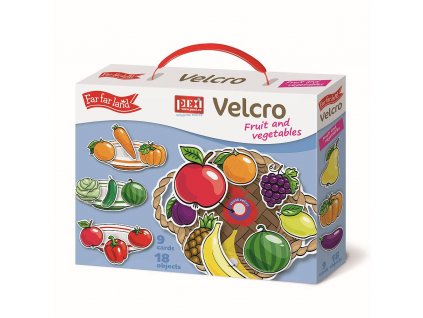 PEXI Velcro skládačky - Ovoce a Zelenina (Fruits and Vegetables)