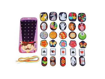 12174 lucy leo 290 kouzelnik dreveny snerovaci provlekaci set