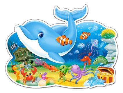 12846 1 puzzle 12 dilku maxi delfin a jeho kamaradi