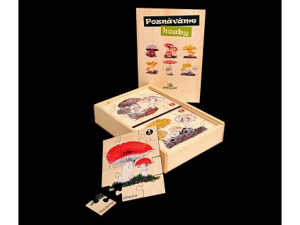 13308 puzzle zviratka houby