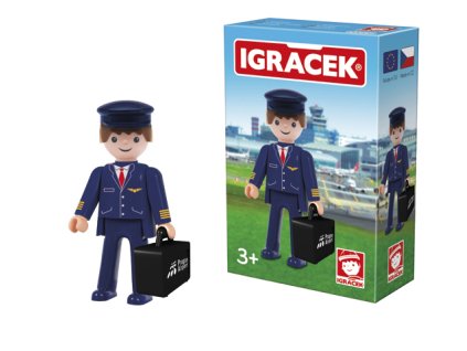 14352 igracek pilot figurka s prislusenstvim