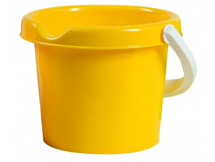 14982 2 androni kyblik s vylevkou prumer 13 cm zluty