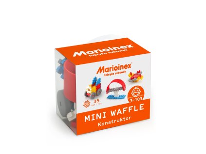 16398 marioinex mini wafle 35 ks konstrukter chlapci