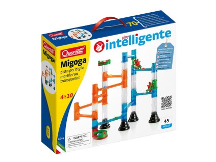 16530 quercetti 06546 migoga marble run transparent