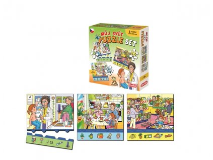 Puzzle set Můj svět - vzdělávací dětské puzzle