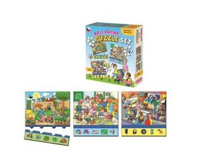 20409 puzzle set moje rodina vzdelavaci detske puzzle