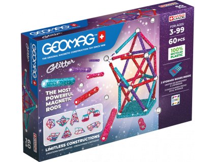 20460 geomag glitter recycled 60 pcs