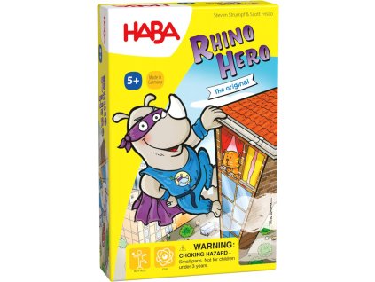 1004092002 Haba Spolocenska hra pre deti Rhino Hero 01