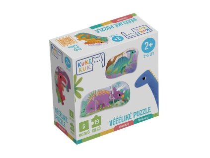 KukiKuk - Véééliké puzzle Dinosauři