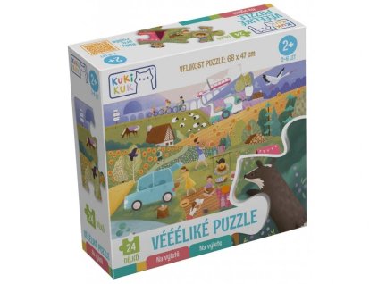 KukiKuk - Véééliké puzzle Na výletě