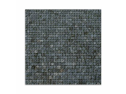 BRIXIES Plus 225.003 Designová podložka na stavění - dlažební kostky  25,5 x 25,5 cm