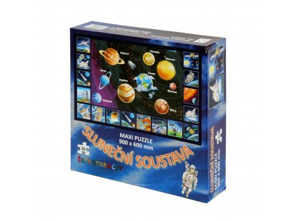 Sluneční soustava - maxi puzzle 900 x 600 mm
