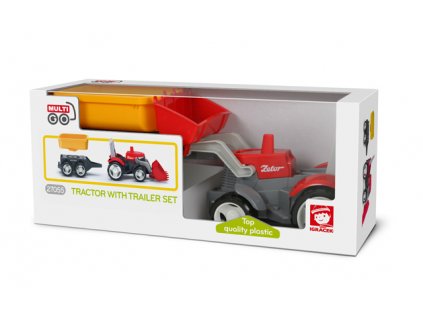 Igráček MultiGo 1+2 Traktor s přívěsem – Eko