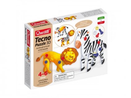 Tecno Puzzle 3D - lev a zebra