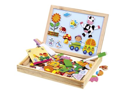 9810 1 farma magn tabulka s puzzlemi 102ks