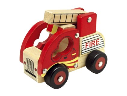 9822 1 drevene auto hasici
