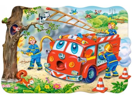 Puzzle - 20 dílků MAXI hasiči