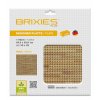 BRIXIES Plus 225.002 Designová podložka na stavění - dřevo 25,5 x 25,5 cm