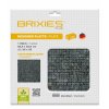 BRIXIES Plus 225.003 Designová podložka na stavění - dlažební kostky  25,5 x 25,5 cm