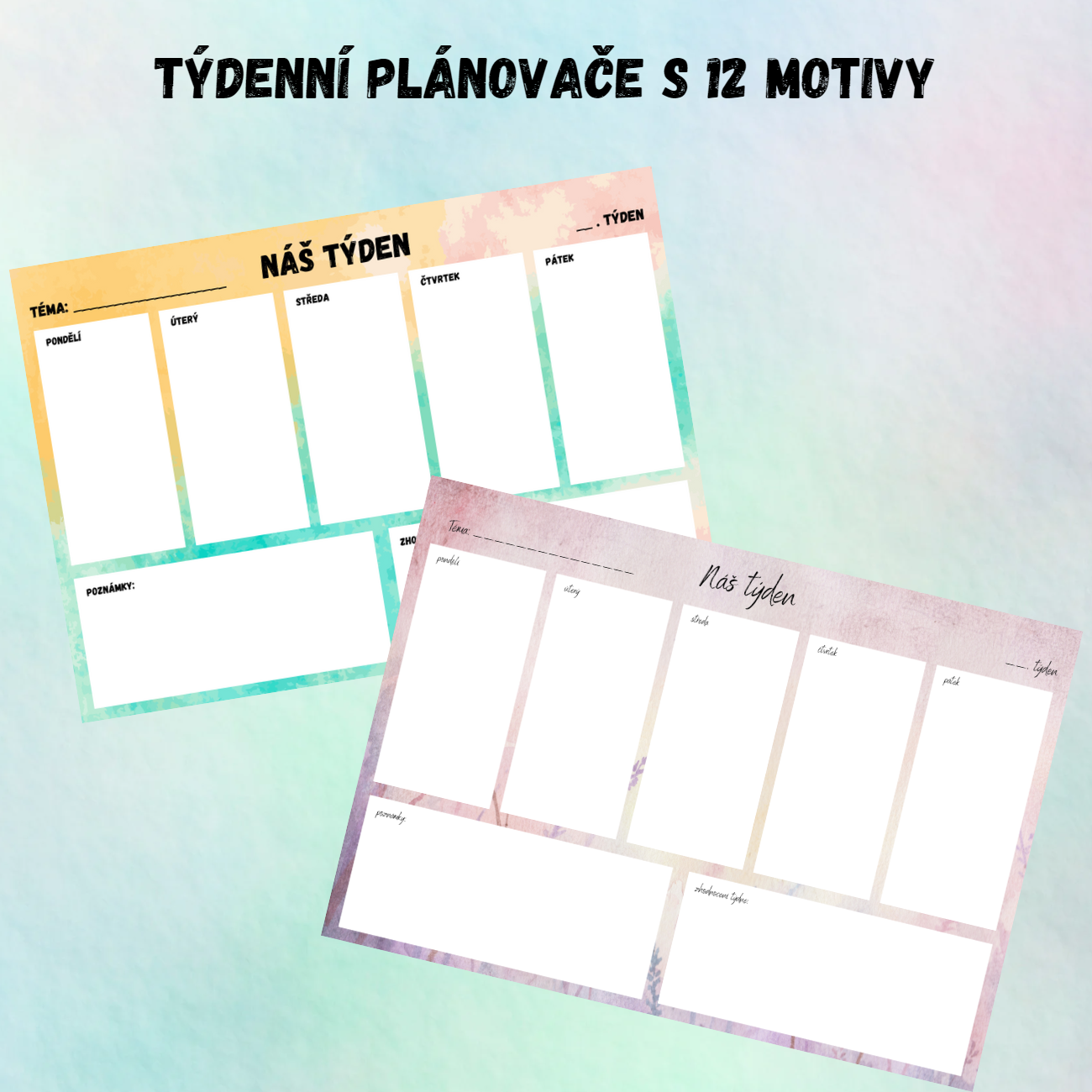 TÝDENNÍ PLÁNOVAČE