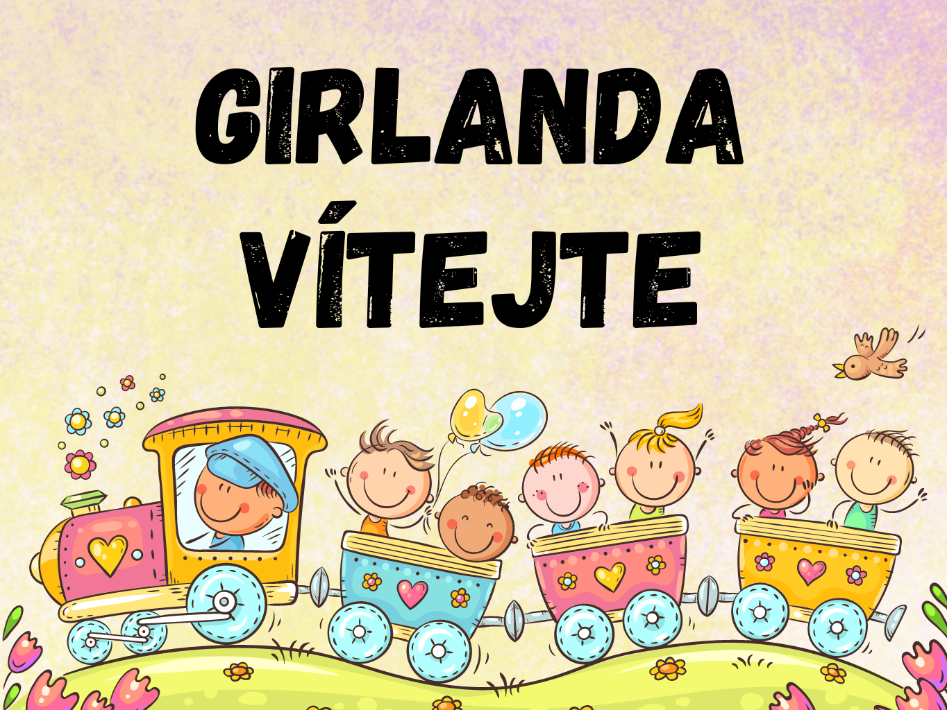 GIRLANDA VÍTEJTE