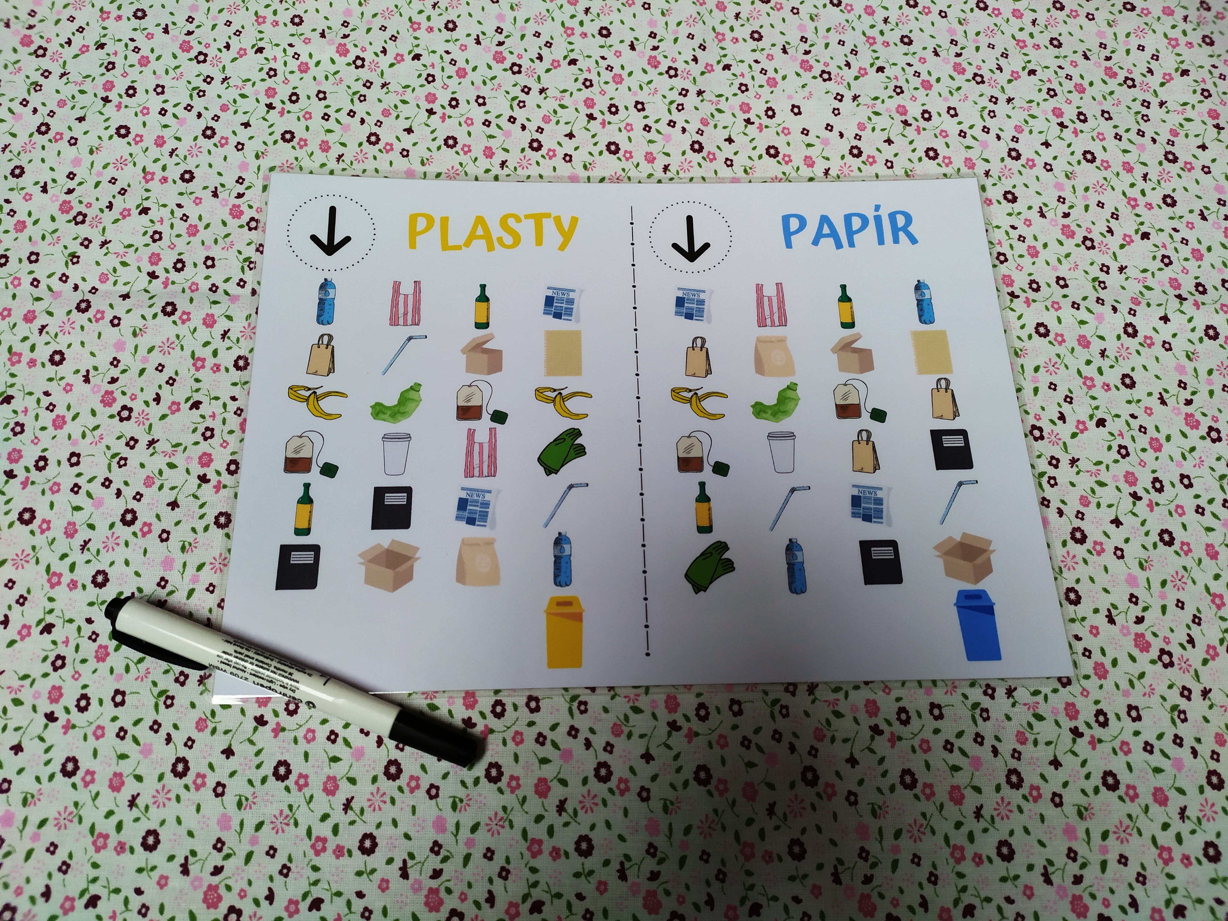 NASBÍREJ VŠECHNY PLASTY A PAPÍRY