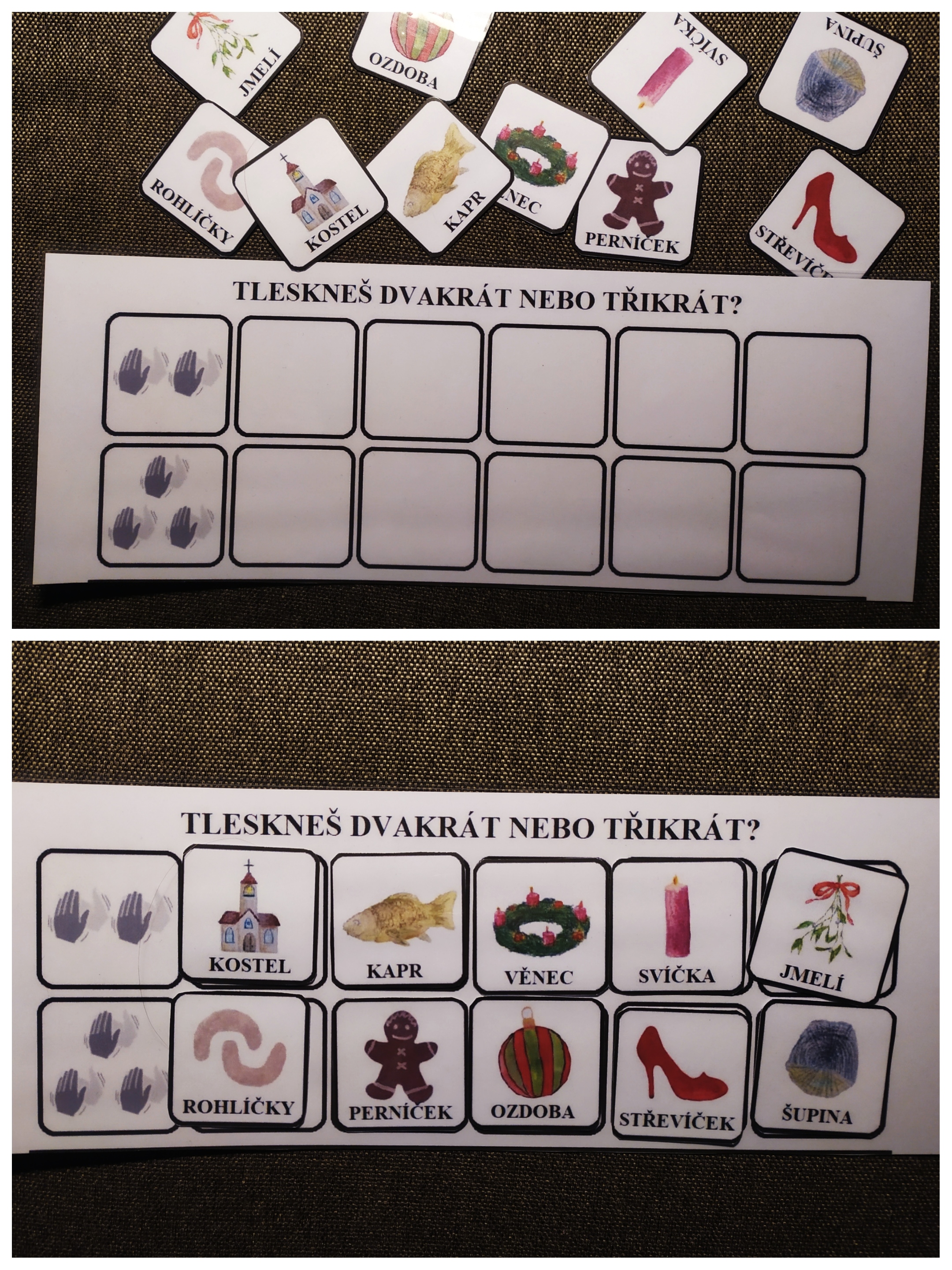 VÁNOČNÍ VYTLESKÁVÁNÍ