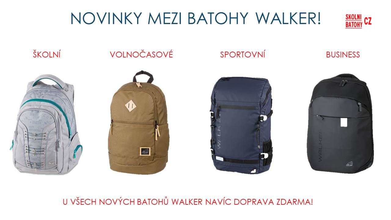 Novinky mezi batohy WALKER